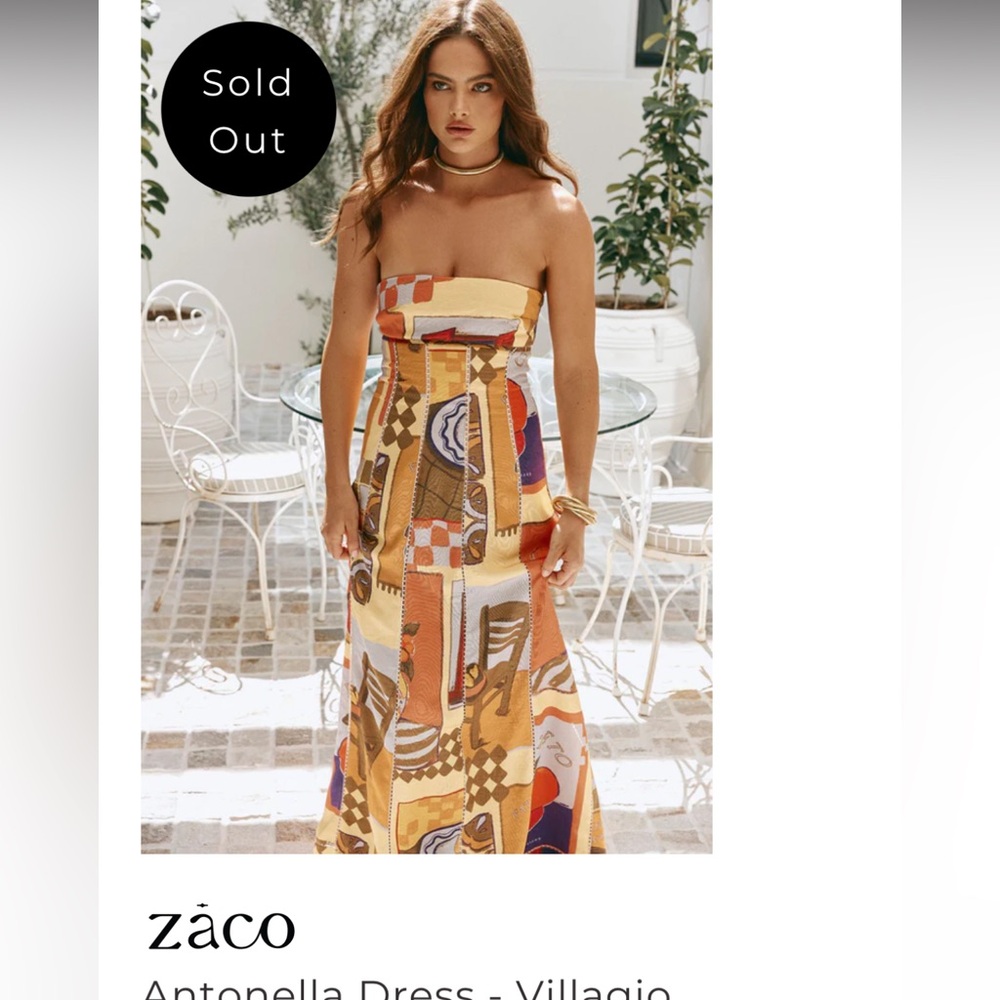 Zaco Maxi Antonella dress NWT